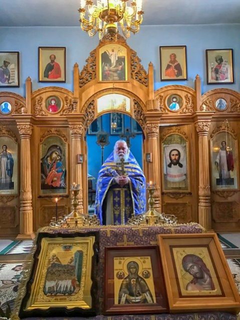 Божественная литургия в с. Хлебодаровка