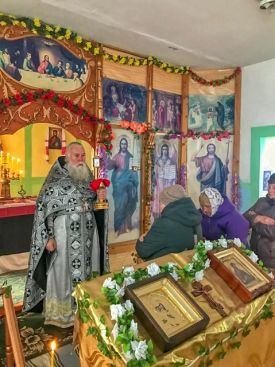 Божественная литургия в с. Маркеево