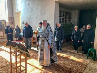 Божественная литургия в с. Маркеево