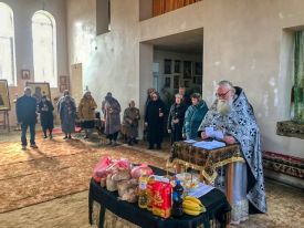 Божественная литургия в с. Маркеево