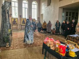 Божественная литургия в с. Маркеево
