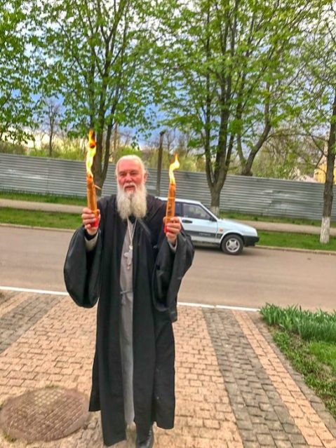 Благодатный огонь в Аскании-Нова!