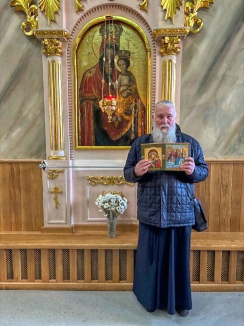 Освящение икон для нашего храма в республике Беларусь