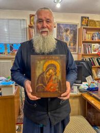 Освящение икон для нашего храма в республике Беларусь