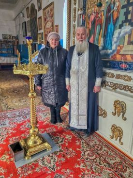 Освящение икон для нашего храма в республике Беларусь