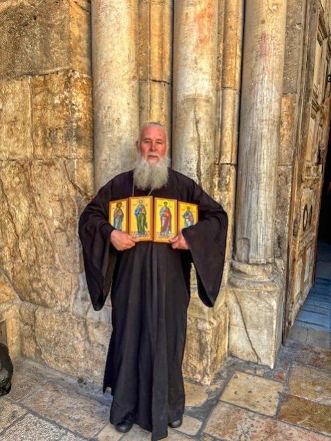 Освящение икон на Святой Земле для нашего храма