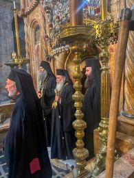 Освящение икон на Святой Земле для нашего храма