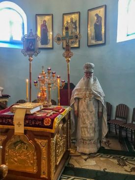 Богослужение в праздник Преполовения Пятидесятницы