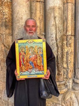 Освящение иконы Божией Матери «Царица Цариц» на Святой Земле