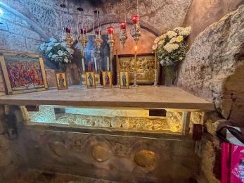 Освящение иконы Божией Матери «Царица Цариц» на Святой Земле