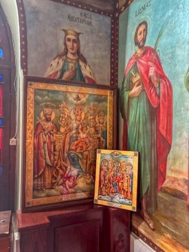 Освящение иконы Божией Матери «Царица Цариц» на Святой Земле