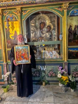 Освящение иконы Божией Матери «Царица Цариц» на Святой Земле