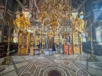 Освящение икон на Святой Горе Афон для нашего храма