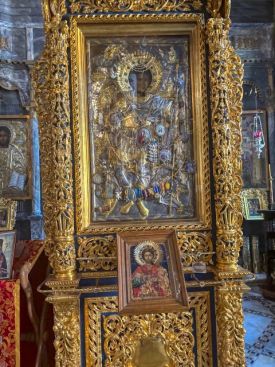 Освящение икон на Святой Горе Афон для нашего храма
