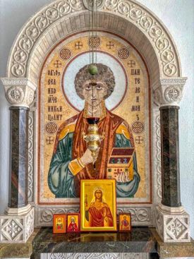 Освящение икон на Святой Горе Афон для нашего храма