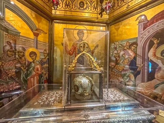 Освящение икон на Святой Горе Афон для нашего храма