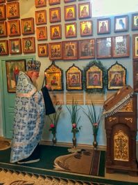 Божественная литургия в день обретения чудотворной иконы Божией Матери «Мати Молебница»
