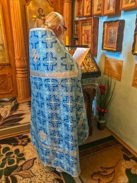 Божественная литургия в день обретения чудотворной иконы Божией Матери «Мати Молебница»