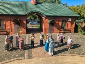 Божественная литургия в день обретения чудотворной иконы Божией Матери «Мати Молебница»