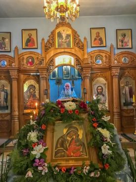 Божественная литургия в день принесения чудотворной иконы Божией Матери «Мати Молебница»