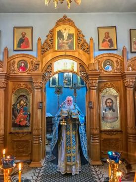 Божественная литургия в день принесения чудотворной иконы Божией Матери «Мати Молебница»
