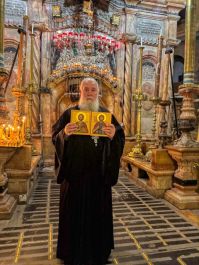 Освящение икон на Святой Земле для нашего храма