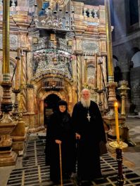 Освящение икон на Святой Земле для нашего храма