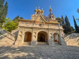 Освящение икон на Святой Земле для нашего храма