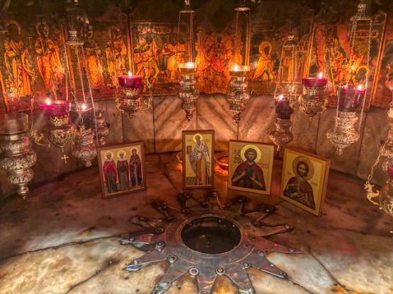 Освящение икон на Святой Земле для нашего храма