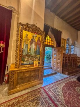 Молитва у мощей покровителя нашей общины