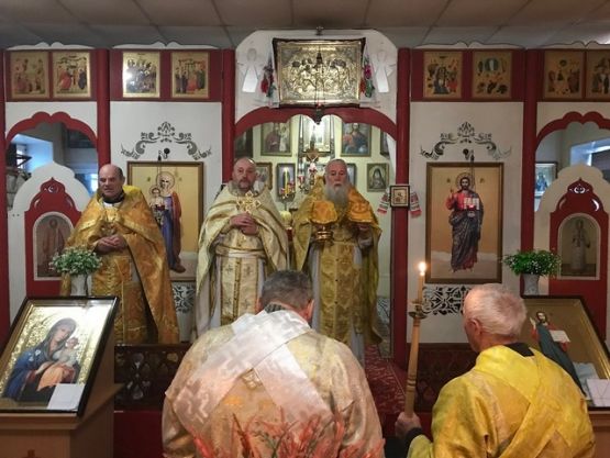 Божественная литургия в Свято-Георгиевском храме