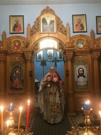 Божественная литургия в новогоднюю ночь