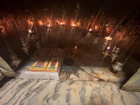 Освящение икон на Святой Земле для нашего храма