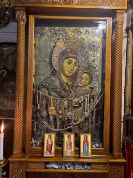 Освящение икон на Святой Земле для нашего храма