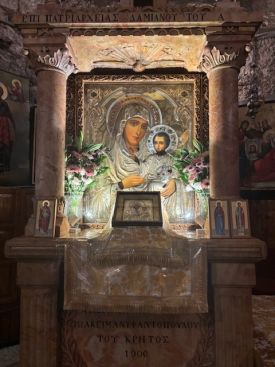 Освящение икон на Святой Земле для нашего храма