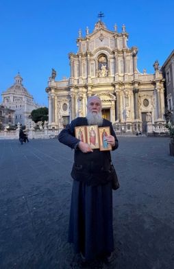 Освящение икон на Святой Земле для нашего храма