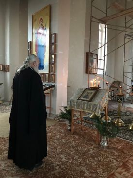 Встреча иконы Божией Матери Агиосоритисса (Заступница)