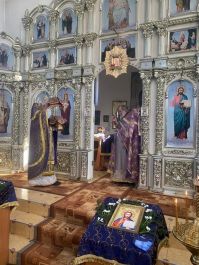 Литургия Преждеосвященных Даров в храме Рождества Иоанна Предтечи