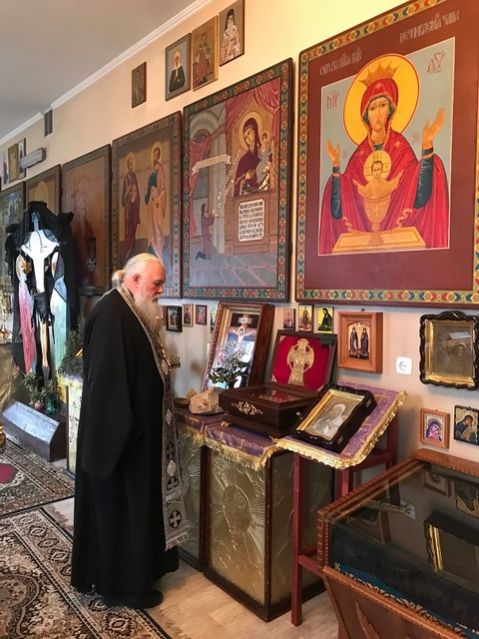 Молебен у святынь