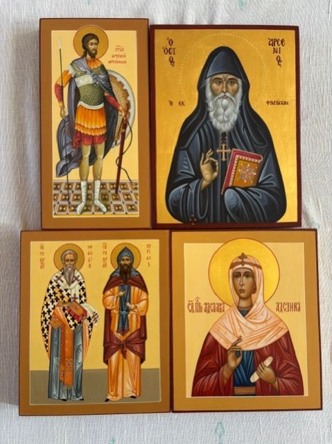 Освящение икон на Святой Горе Афон для нашего храма