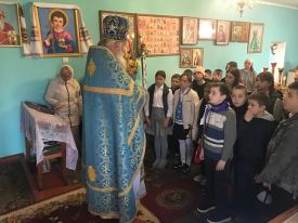 Божественная литургия в с. Хлебодаровка