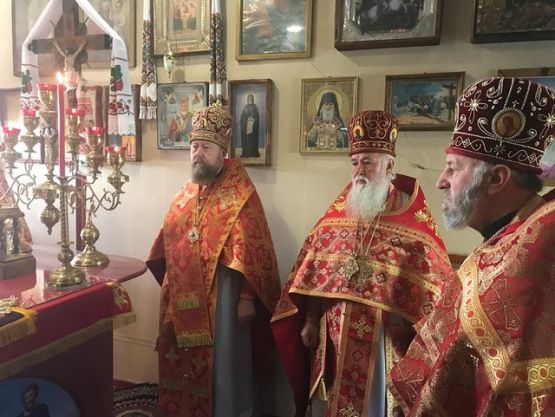 Архиерейская служба в Георгиевском храме п. Чаплинка