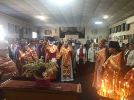 Архиерейская служба в Георгиевском храме п. Чаплинка