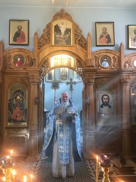 Божественная литургия в день обретения чудотворной иконы Божией Матери «Мати Молебница»