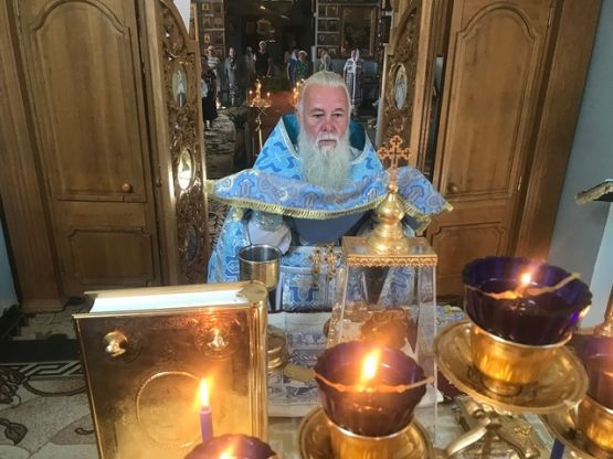 Божественная литургия в день обретения чудотворной иконы Божией Матери «Мати Молебница»
