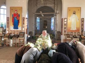 Престольный праздник в день памяти святого преподобного и благоверного князя Олега Брянского