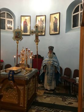 Ночная Божественная Литургия в день чествования иконы Божией Матери «Услышательница»