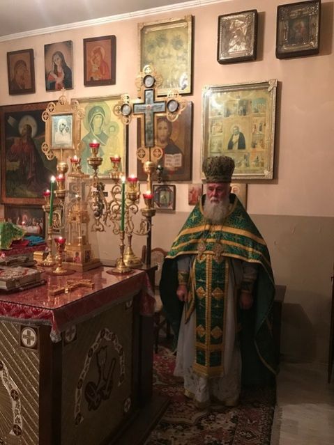 Ночная Божественная Литургия в день преставление преподобного Сергия, игумена Радонежского, чудотворца