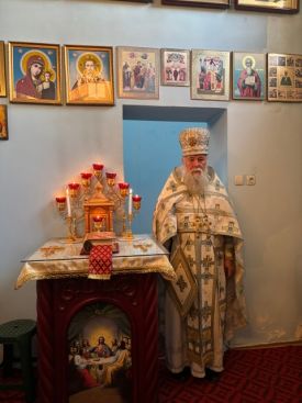 Божественная Литургия в день чествования иконы Божией Матери "Азовская" и преставление апостола и евангелиста Иоанна Богослова